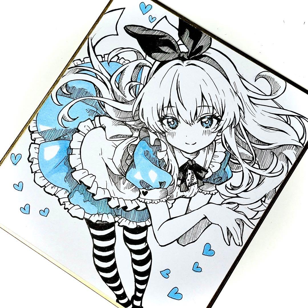 く*み様 オリジナル 手描きイラスト アナログ