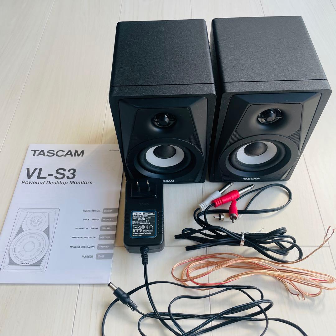 TASCAM VL-S3 パワードデスクトップモニタースピーカー