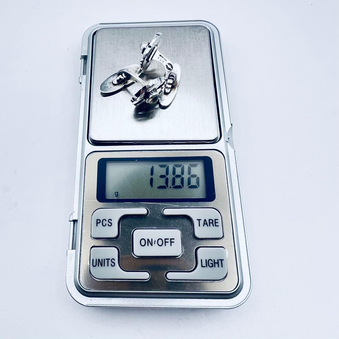 レア　ジョージジェンセン　＃3 ムーンストーン　カフス　カフリンクス　シルバー