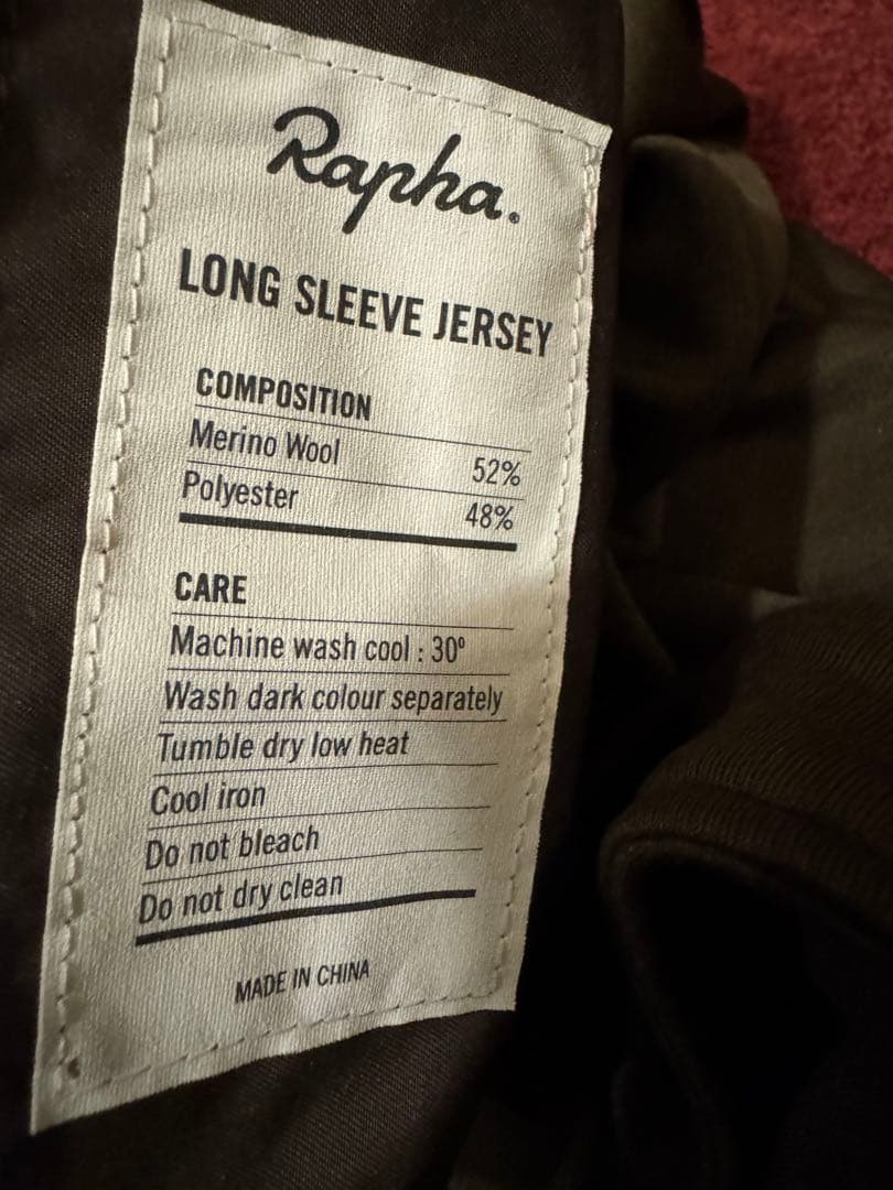 【極美品】Rapha メンズ サイクルジャージ Ｌサイズ ブラウン