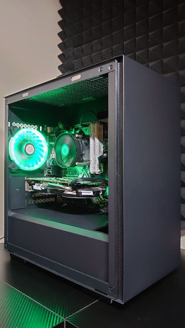 ゲーミングPCフルセット i7 7700k RX570 SSD500GB+1TB