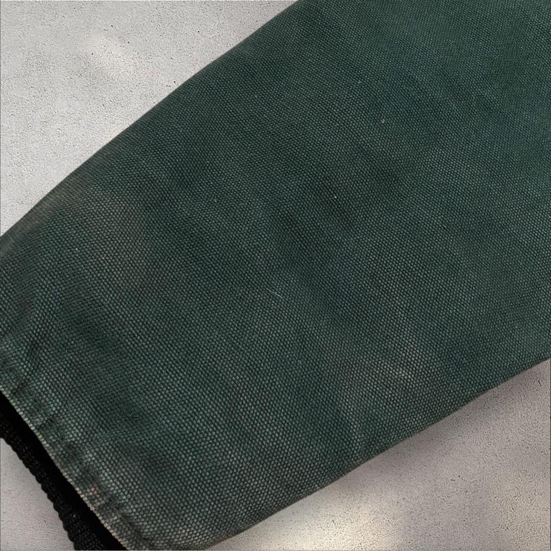 【重厚感◎】XLダックジャケットデトロイトグリーン襟コーデュロイトラディショナル