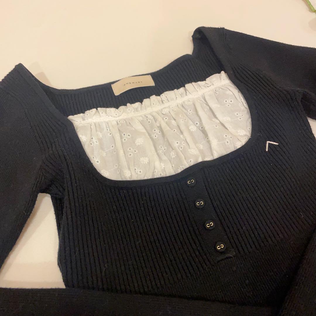 【スクショあり】正規Poppy lace mini dress andmary