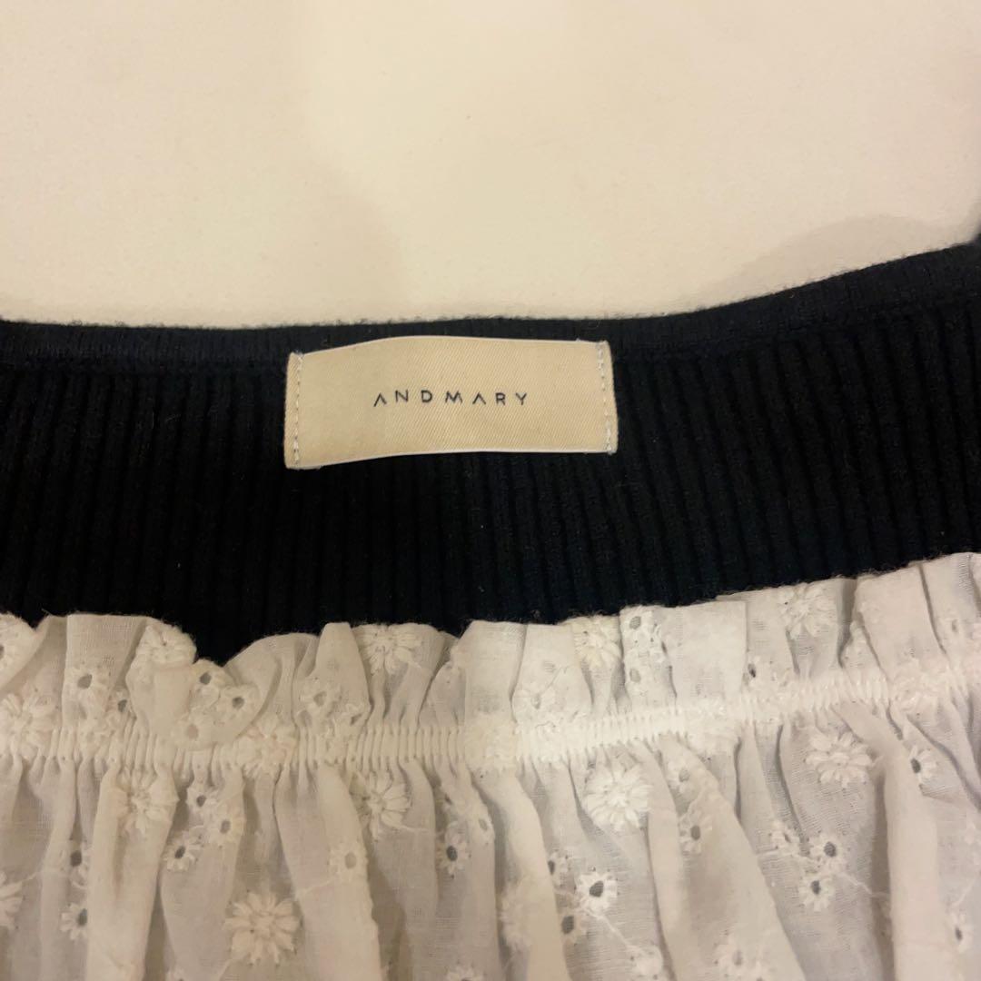 【スクショあり】正規Poppy lace mini dress andmary