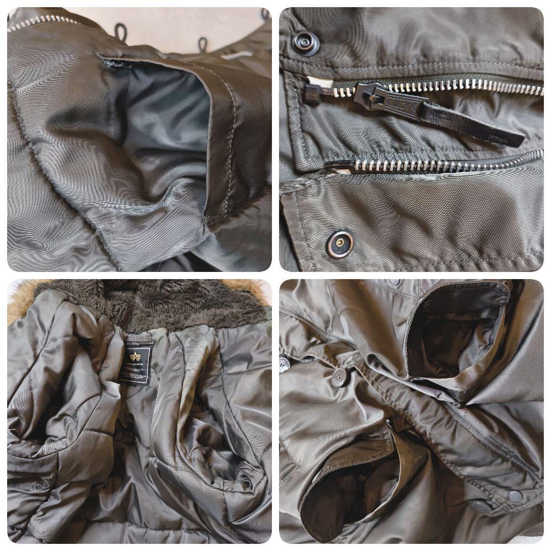 ALPHA INDUSTRIES N-3B フライトジャケット XL セージ