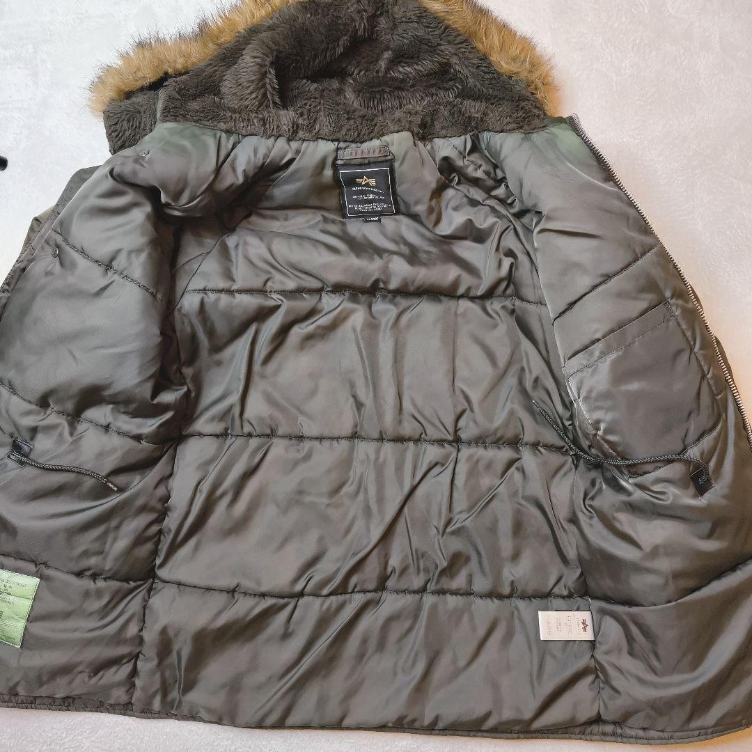 ALPHA INDUSTRIES N-3B フライトジャケット XL セージ