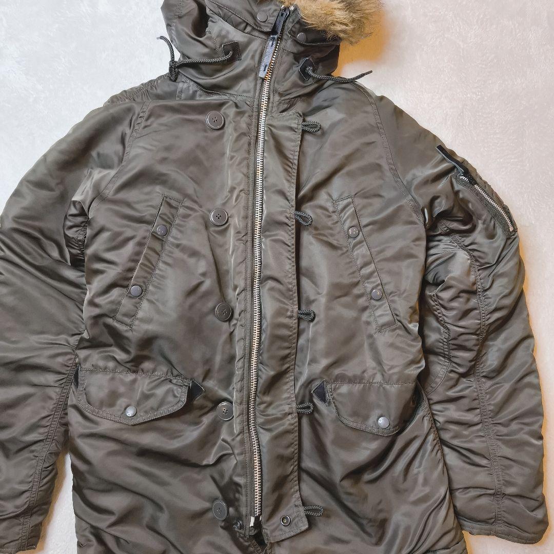 ALPHA INDUSTRIES N-3B フライトジャケット XL セージ