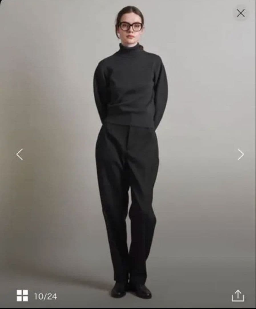 【新品・未使用】LOEFF TW ナロー ボンタンパンツ