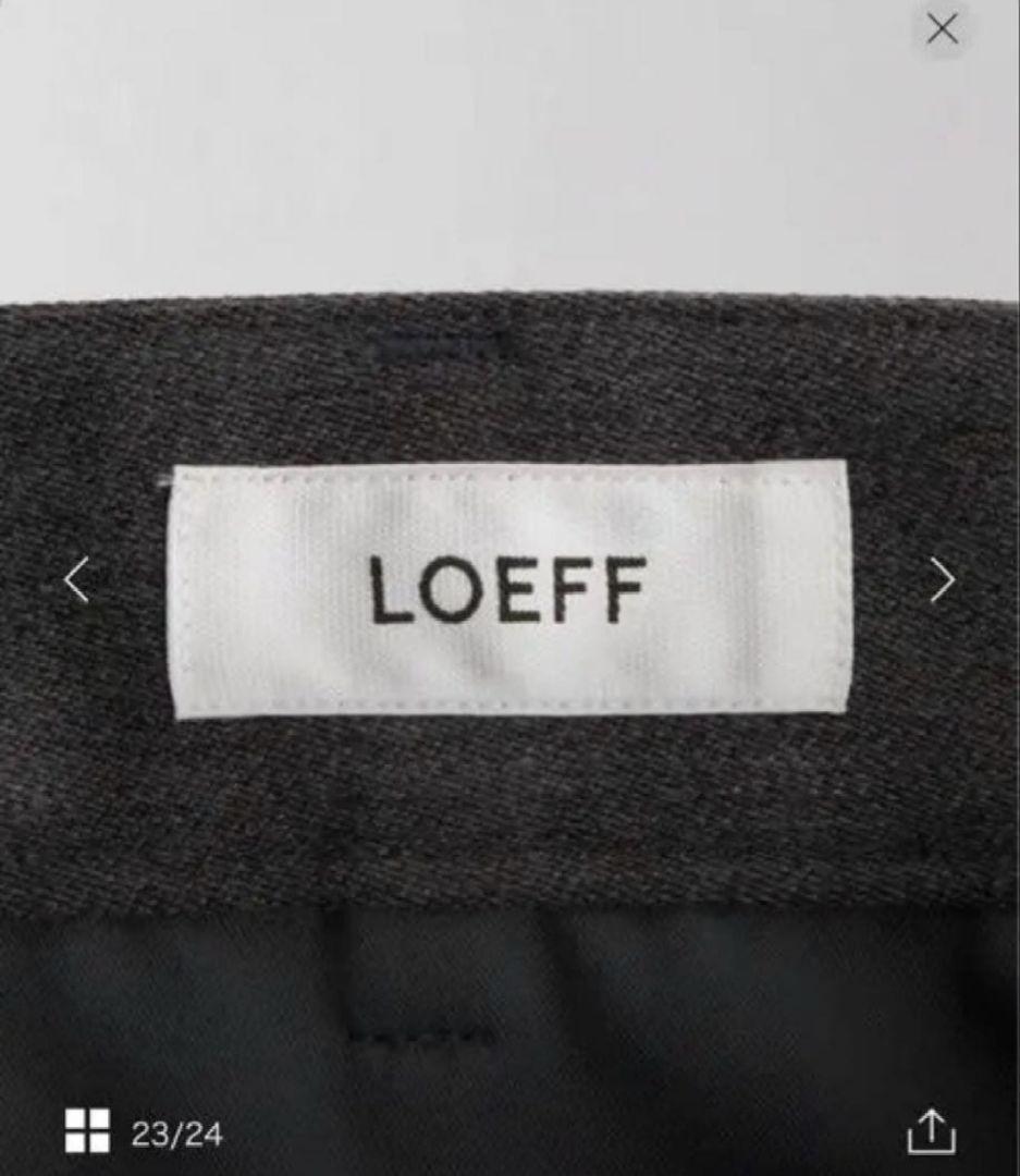 【新品・未使用】LOEFF TW ナロー ボンタンパンツ