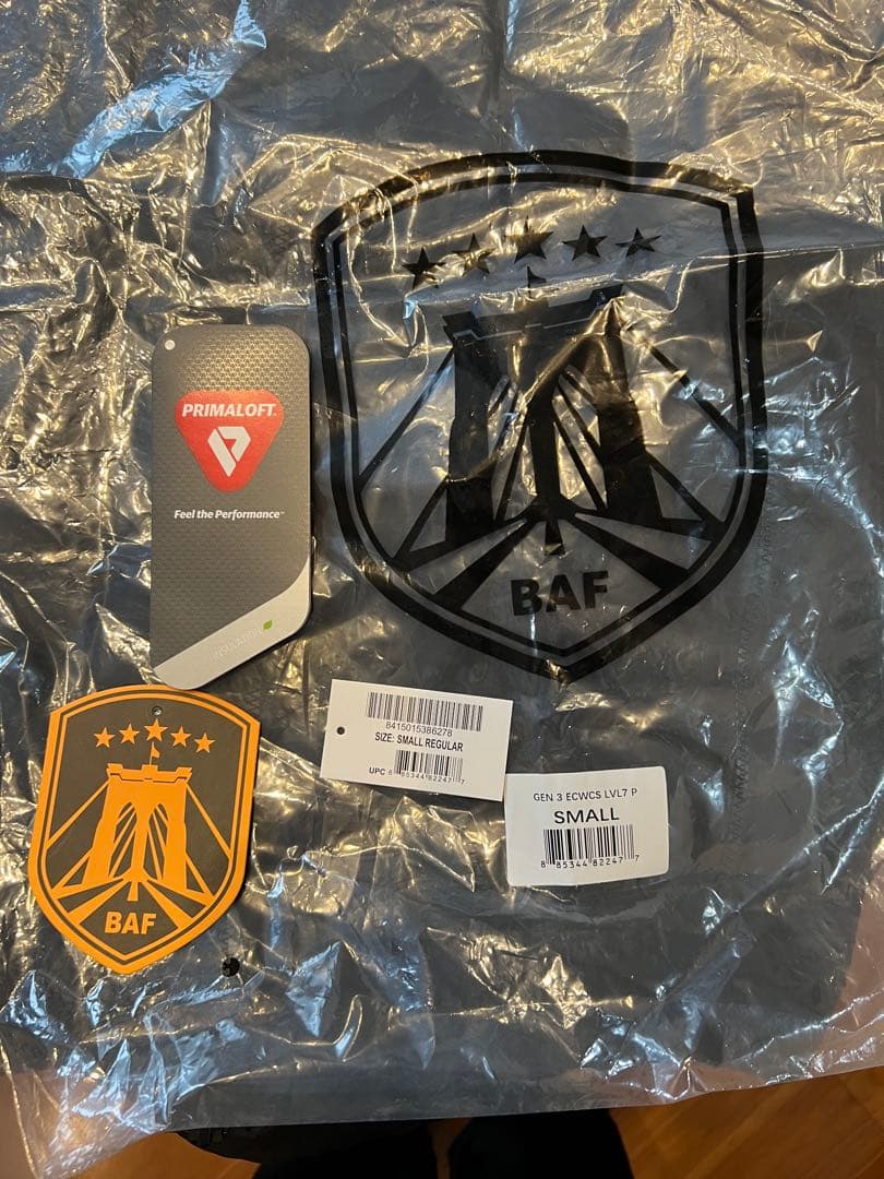 BAF ECWCS GEN3 LEVEL7 PRIMALOFT Sサイズ