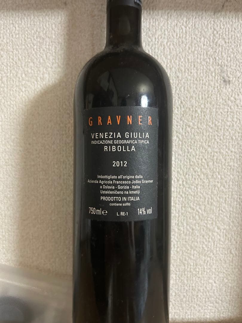 ワイン GRAVNER Ribolla 2012 750ml