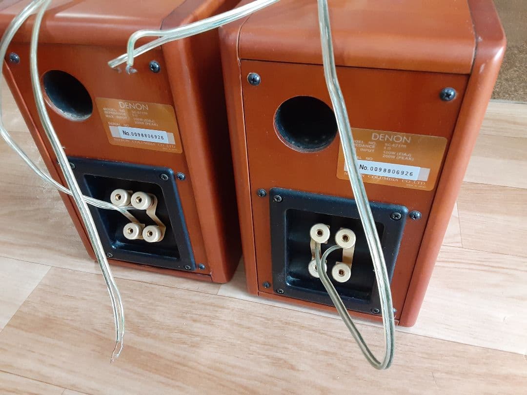 DENON 木製スピーカー　SC-E717R