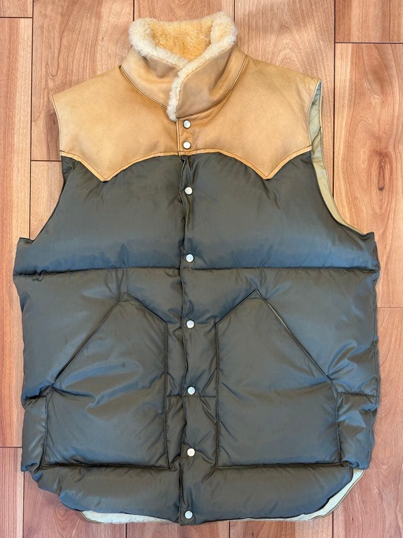 Rocky Mountain Featherbed ダウンベスト40 カーキ