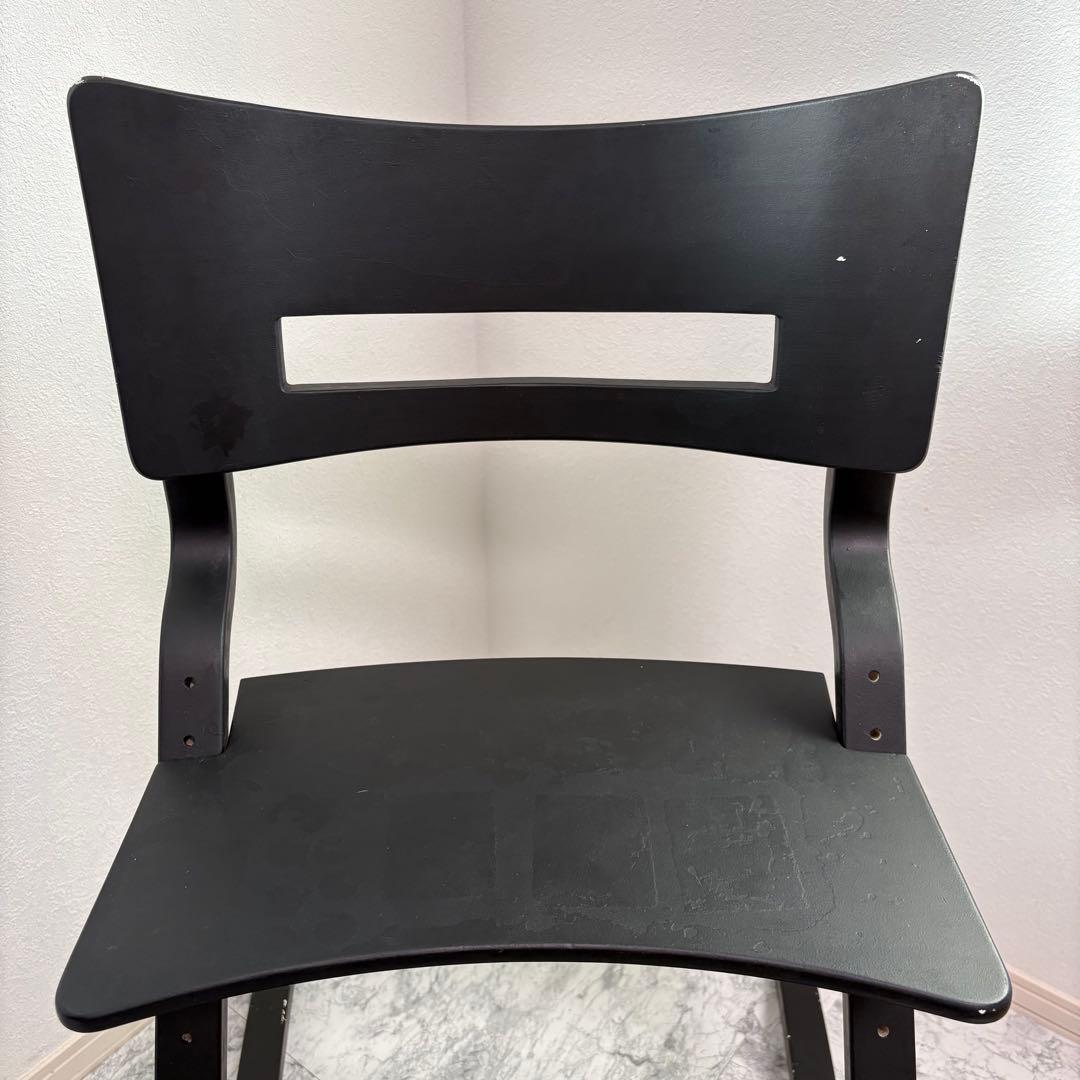 LEANDER ハイチェア　ブラック　北欧　リエンダー　ベビーチェア　イス