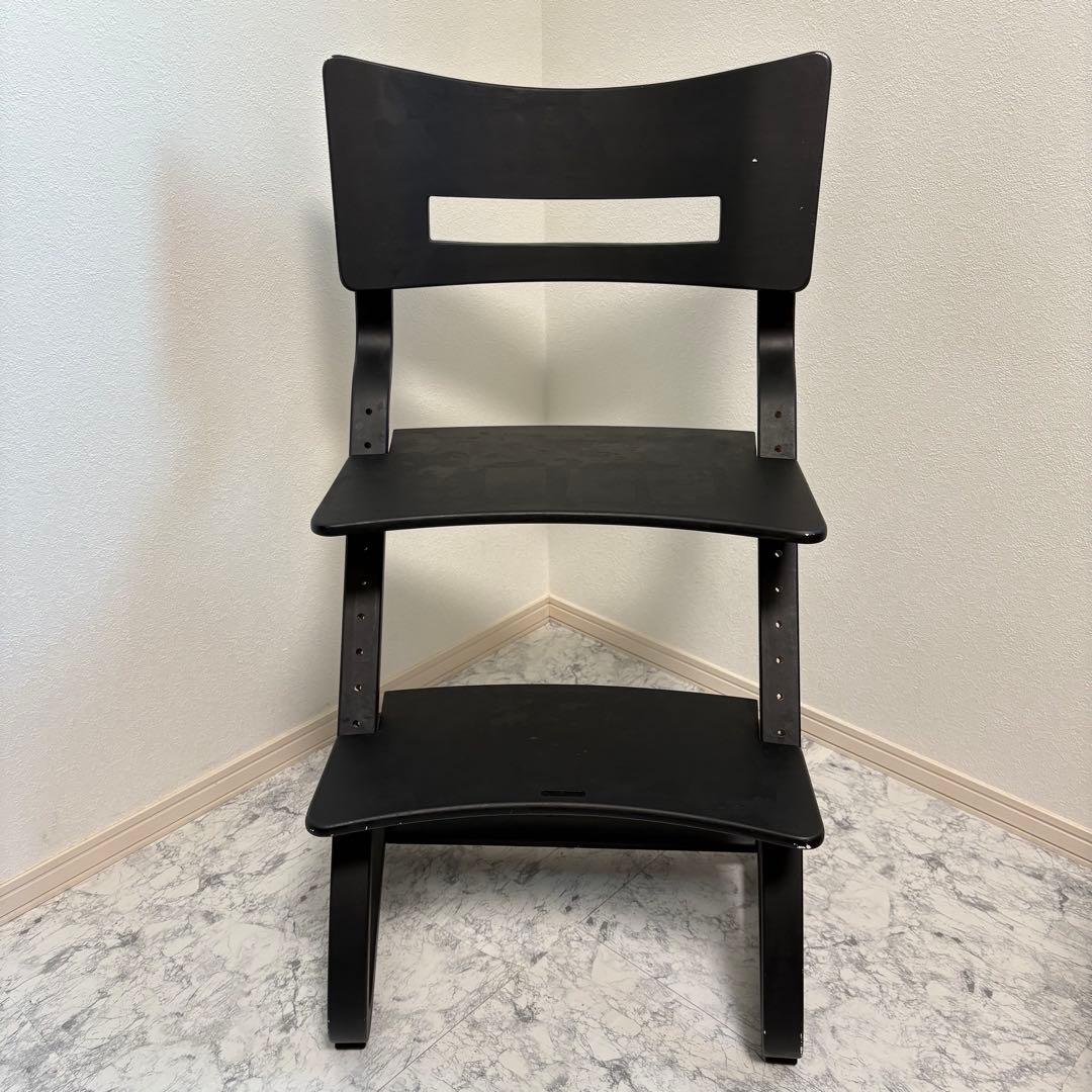 LEANDER ハイチェア　ブラック　北欧　リエンダー　ベビーチェア　イス