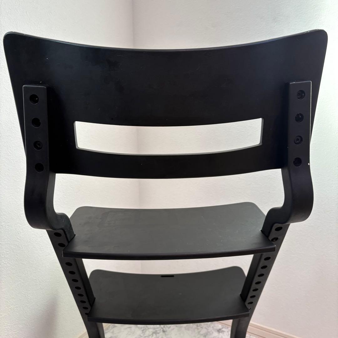 LEANDER ハイチェア　ブラック　北欧　リエンダー　ベビーチェア　イス