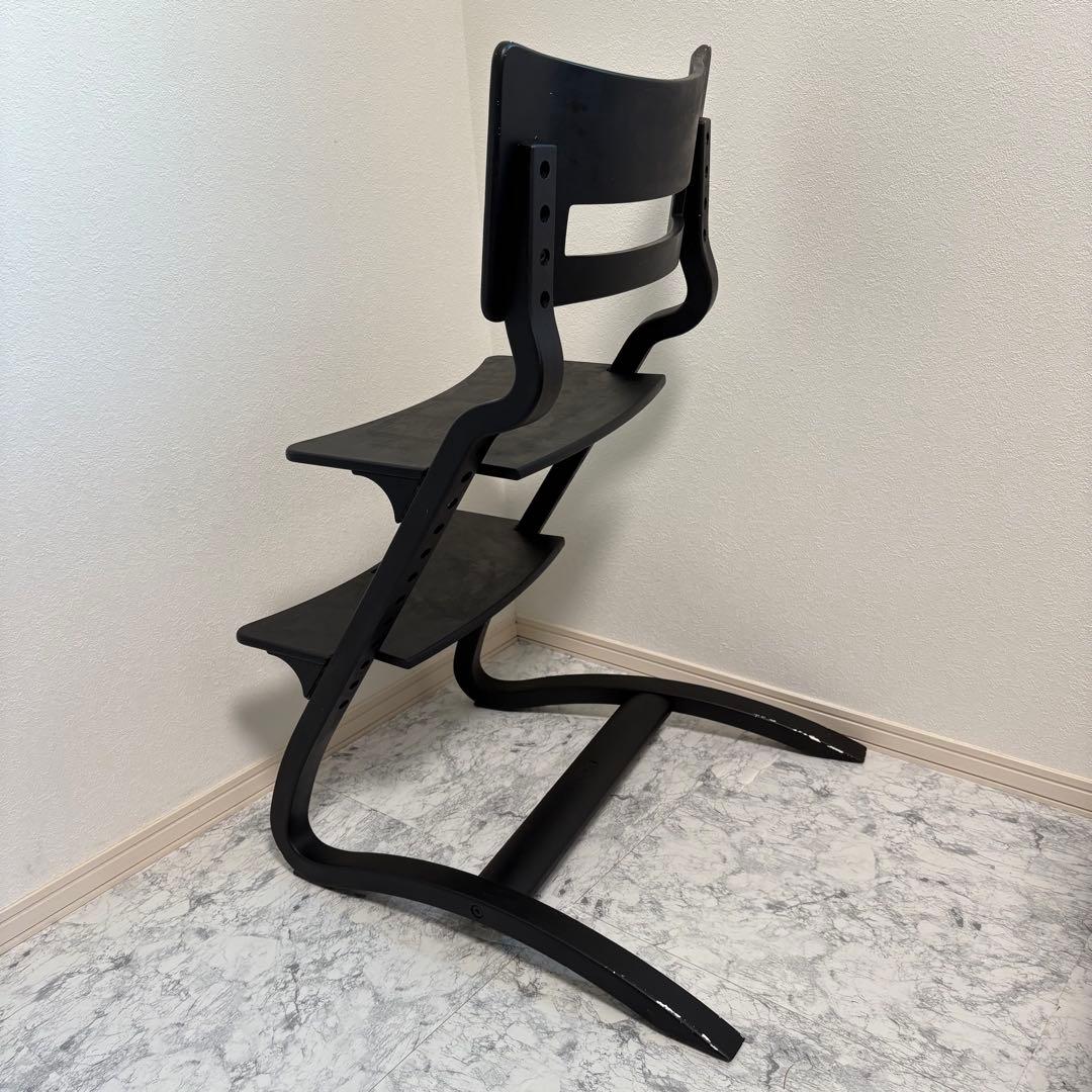 LEANDER ハイチェア　ブラック　北欧　リエンダー　ベビーチェア　イス