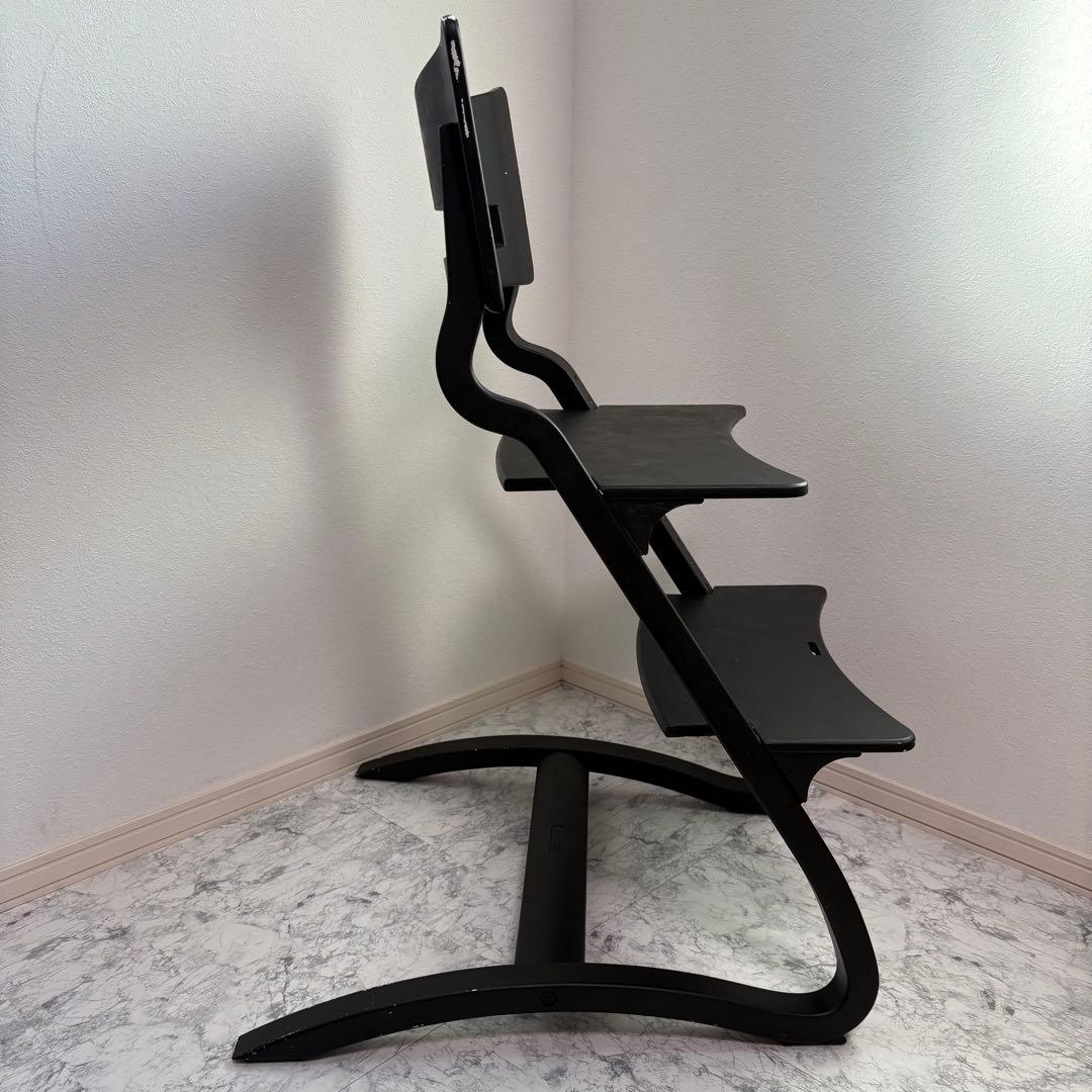 LEANDER ハイチェア　ブラック　北欧　リエンダー　ベビーチェア　イス