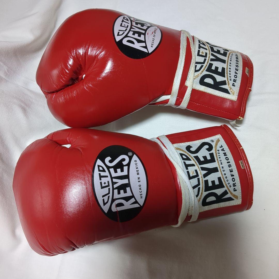 レイジェス　ボクシンググローブ　赤　10oz　プロファイト用　中古品