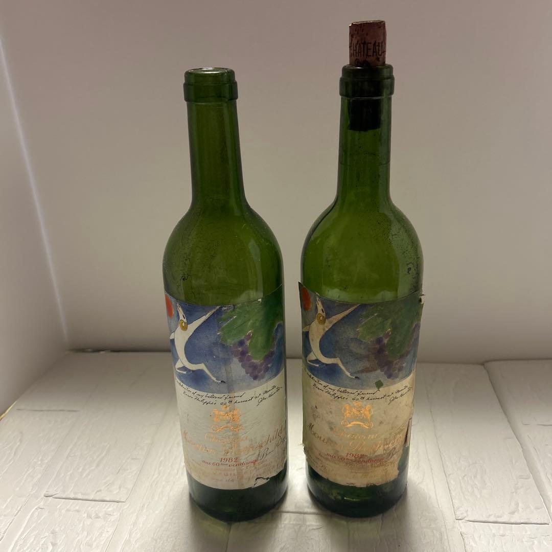 1982 Château Mouton Rothschild 750ml空瓶