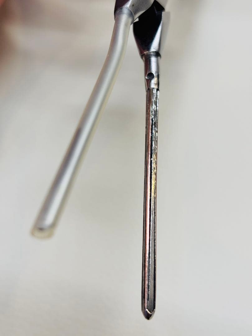 超美品　シルバーアイロン 2.3ミリ極細アイロン　廃盤品　 /レンツアイロン