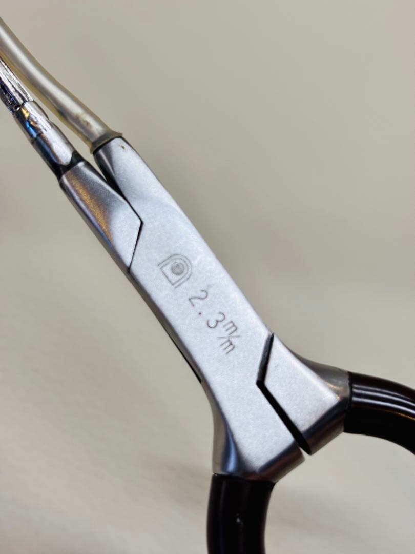 超美品　シルバーアイロン 2.3ミリ極細アイロン　廃盤品　 /レンツアイロン