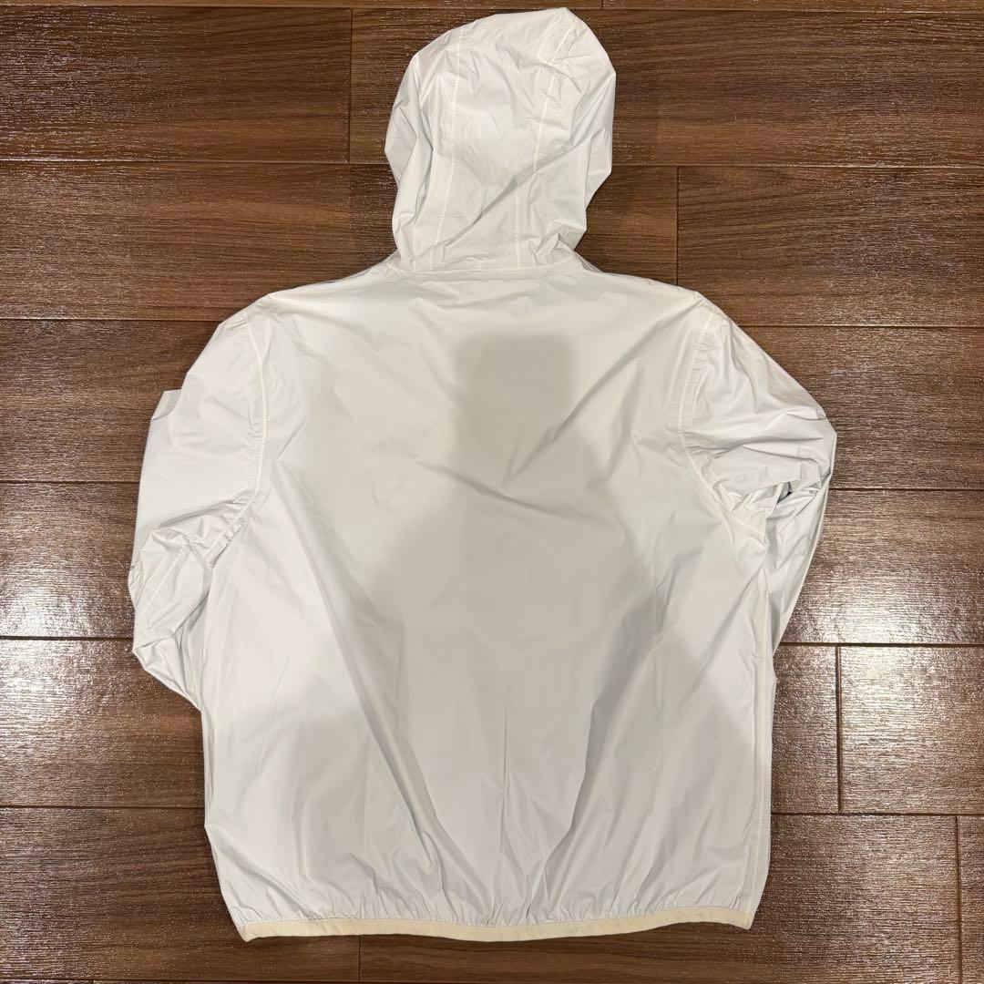 K-WAY リバーシブル　ホワイト　ネイビー　ナイロンジャケット　上杉柊平着用