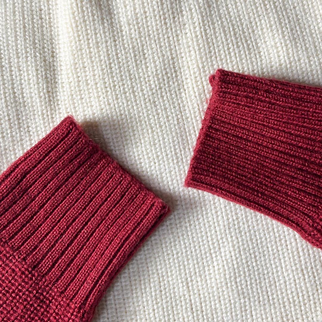 HYSTERIC GLAMOUR HYS ロゴ ニット セーター ライン袖 M