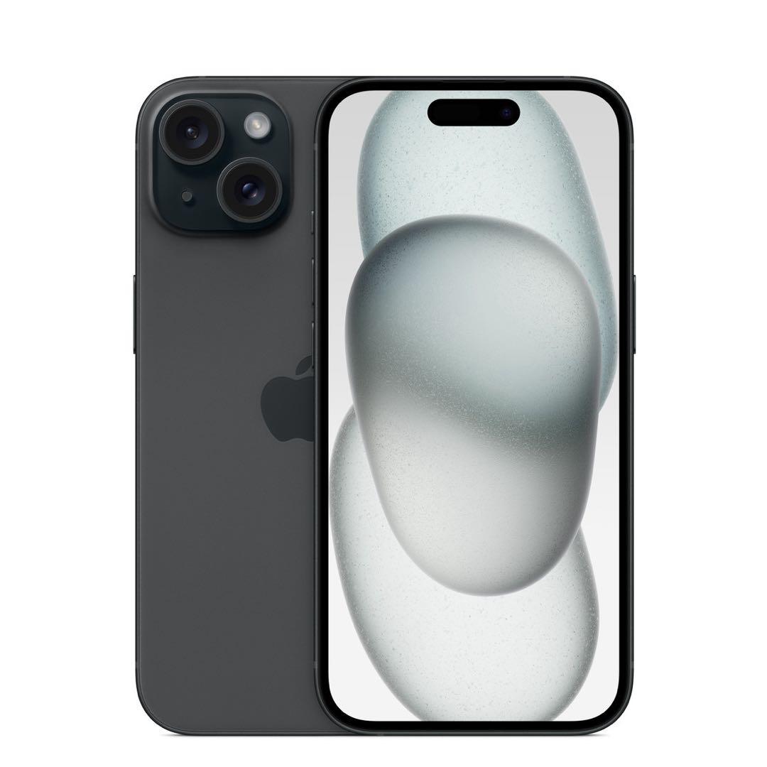 【美品】iPhone 15 ブラック 128GB SIMフリー　付属品、箱あり