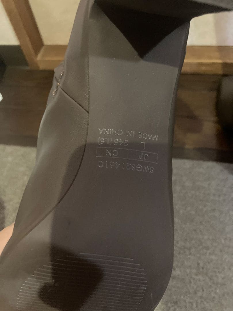 スナイデル　ブラウン ロングブーツ 高ヒール