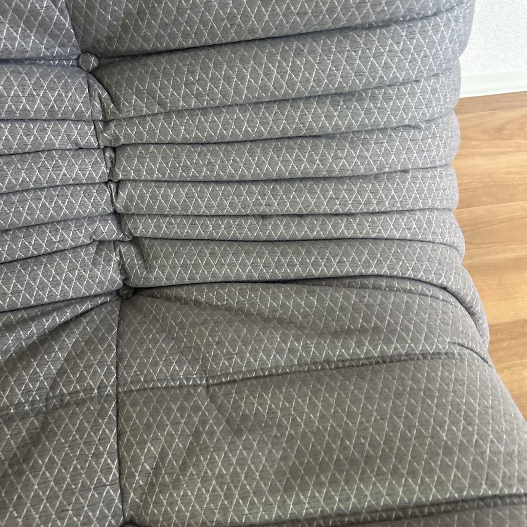 【極美品】リーンロゼ　トーゴ1Pソファ　ファブリック　グレー