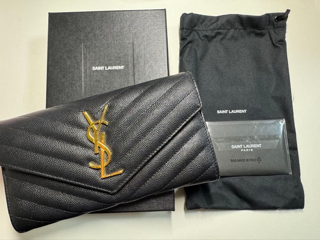 イヴサンローラン YSL 長財布 付属品完備