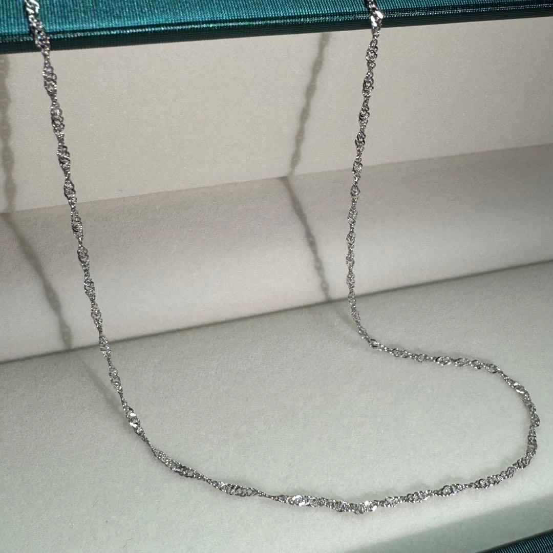 プラチナ Pt950 スクリューチェーンネックレスA2133