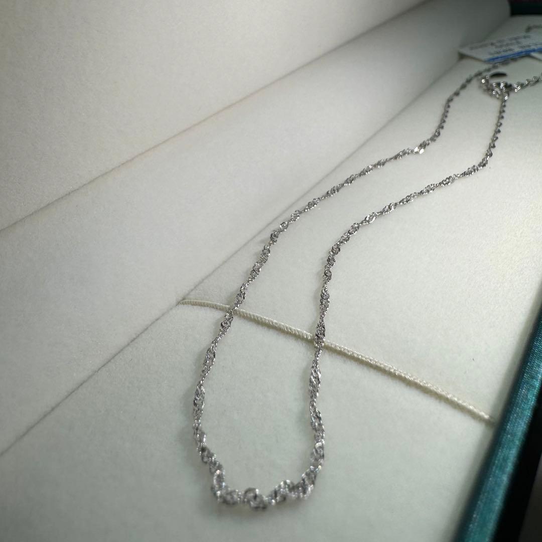 プラチナ Pt950 スクリューチェーンネックレスA2133