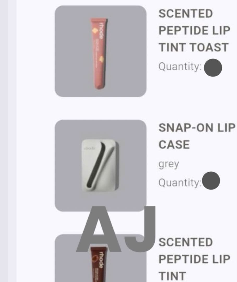 iPhoneアクセサリー rhode snap-on lip case grey