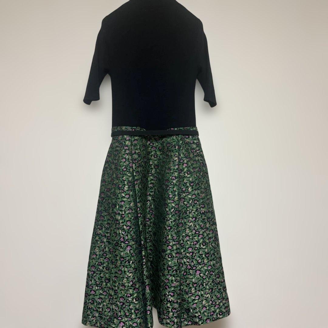 アナイ　ANAYI ワンピース　クリスマス　ツイード　ジャガード