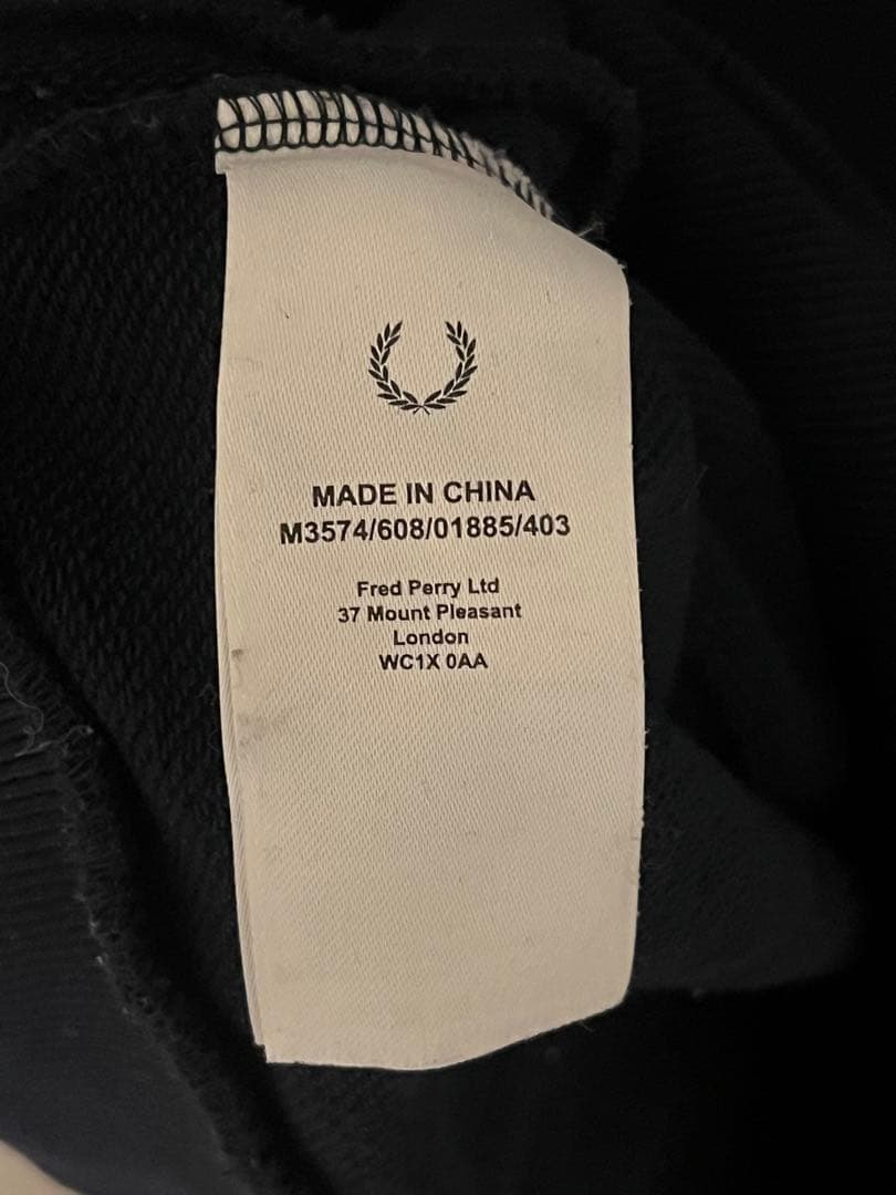フレッドペリー　ハーフジップ