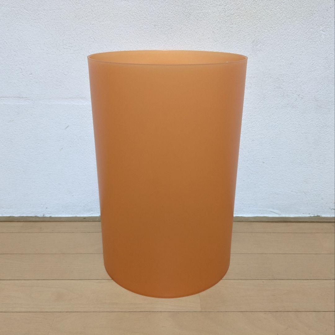 未使用 Kartell 4670 カルテル ウェイストバスケット オレンジ
