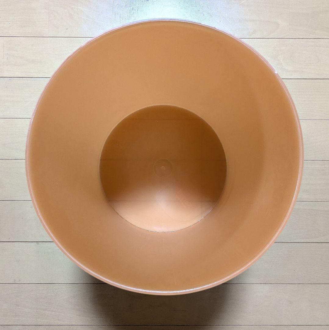 未使用 Kartell 4670 カルテル ウェイストバスケット オレンジ