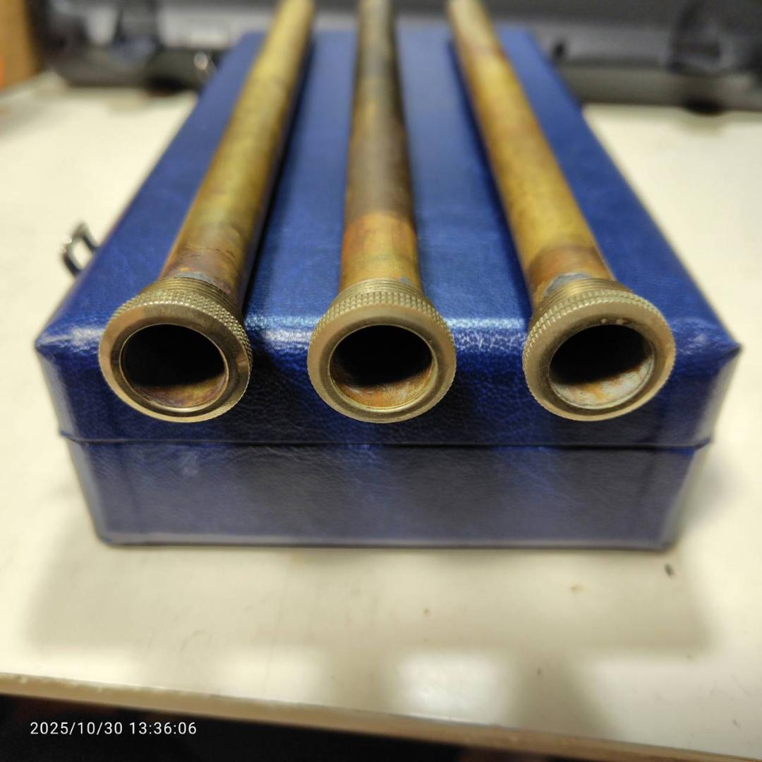 Edwardsバストロンボーン マウスパイプ 3本セット(真鍮製)