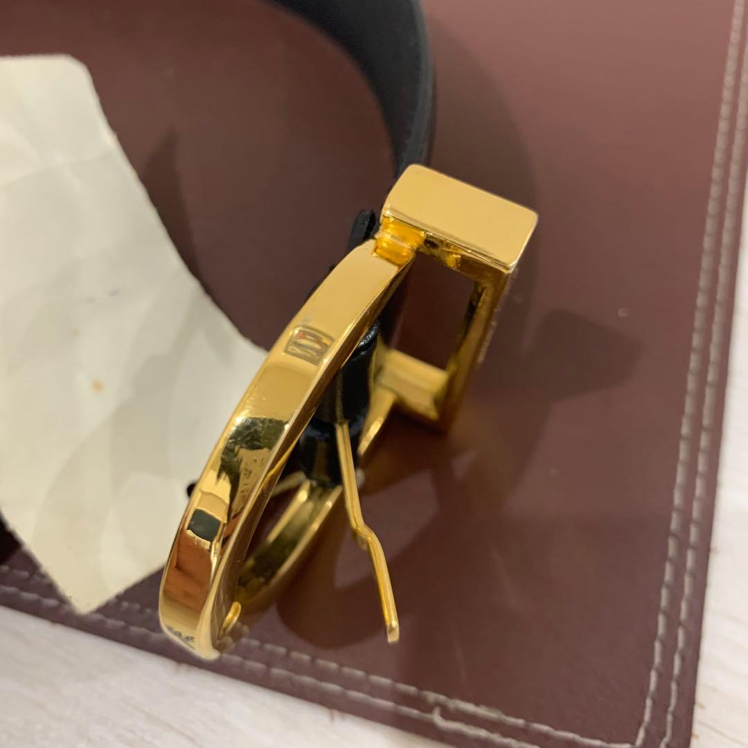 静*子様 Salvatore Ferragamo フェラガモ ベルト 黒 ゴール