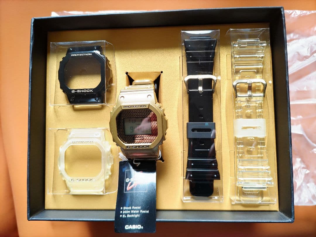 み*様 G-SHOCK DWE-5600HG-1DR 交換ベルト付き