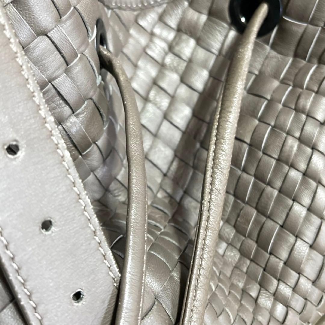 専用品FALORNI イントレチャート グレージュ ラムレザー バックパック