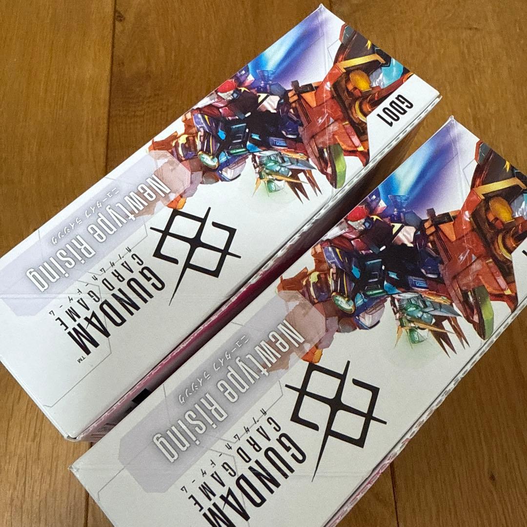 ガンダムカードゲーム ニュータイプライジング 2BOX テープ付き