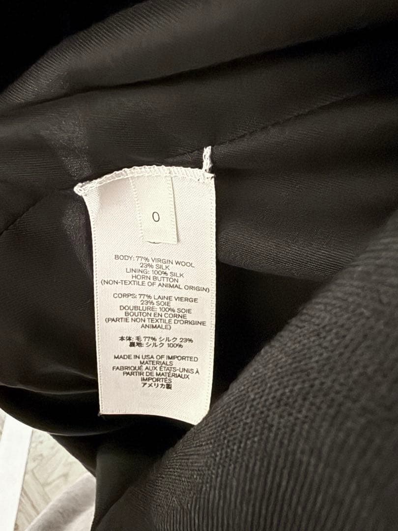 G*S様 THE ROW ブラック テーラードジャケット