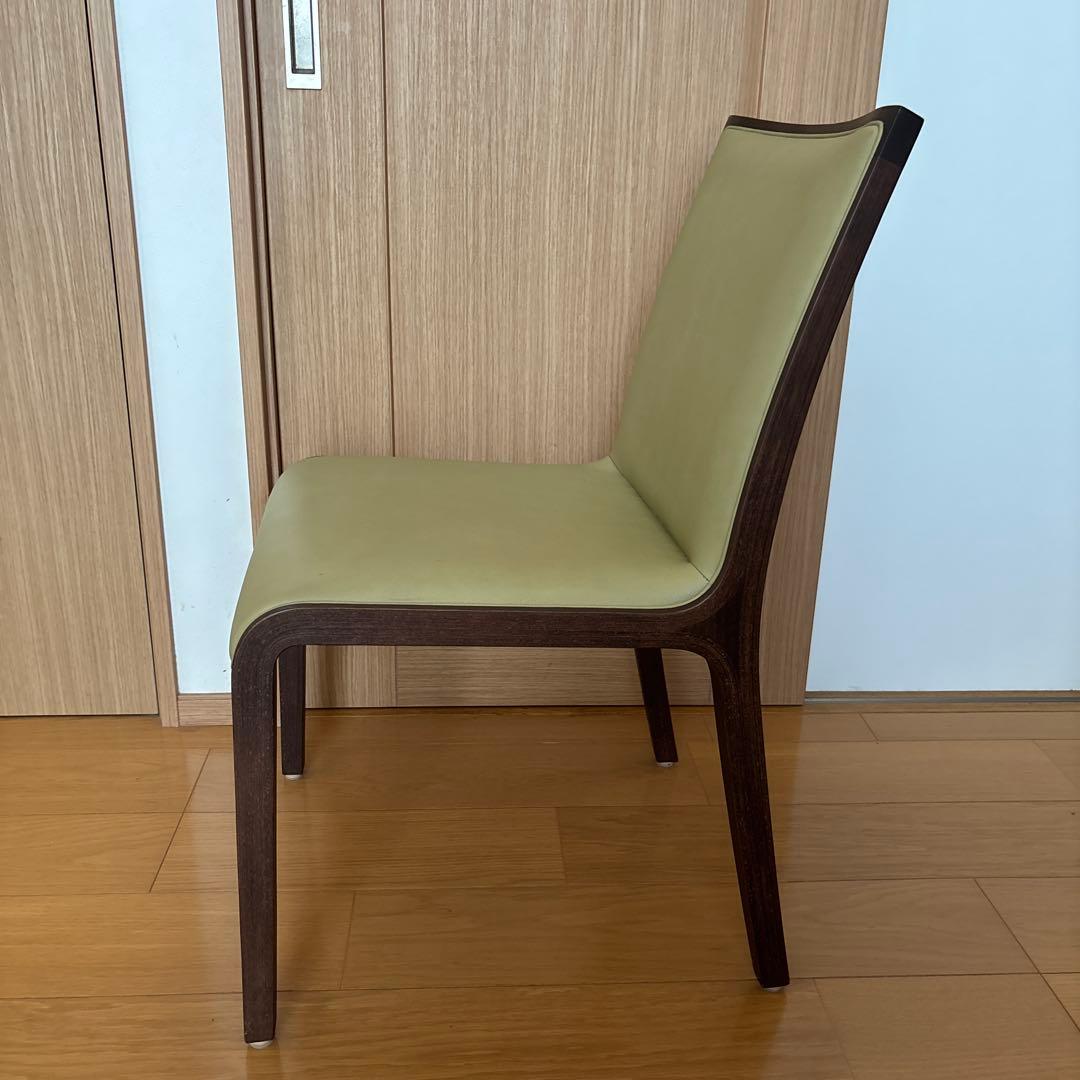 カリモク　Direttore ライトグリーン ダイニングチェア　2-1