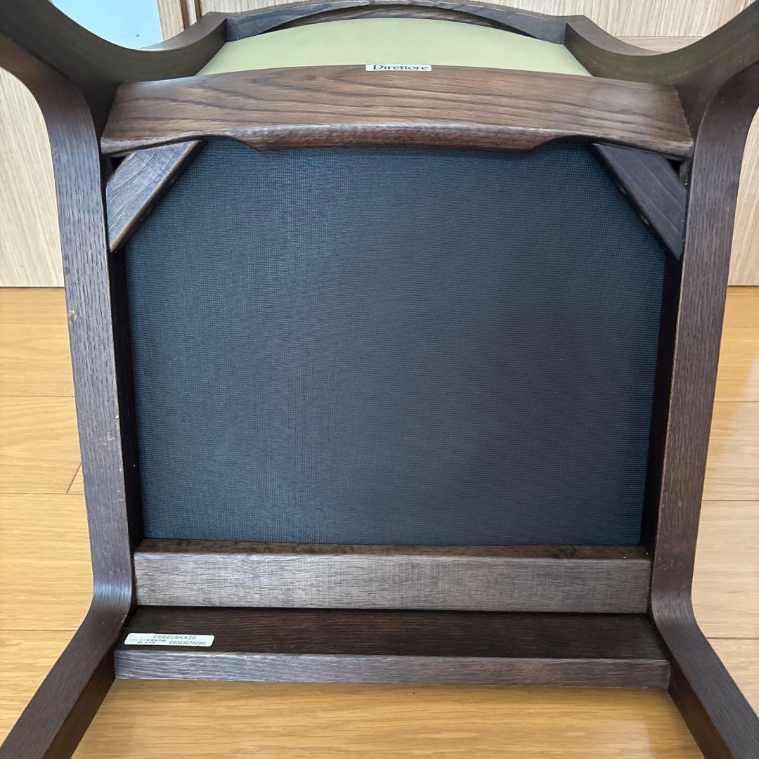 カリモク　Direttore ライトグリーン ダイニングチェア　2-1