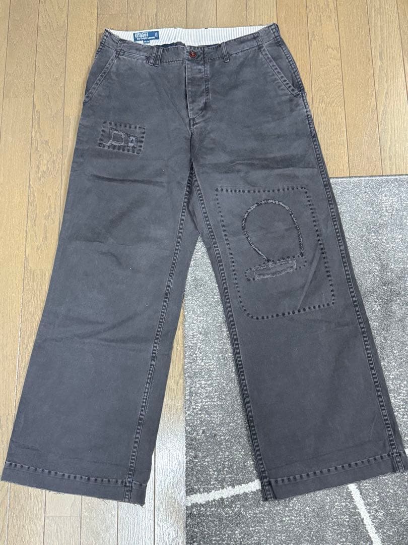 ラルフローレン RalphLauren ダメージ加工 ワークパンツ 34/32