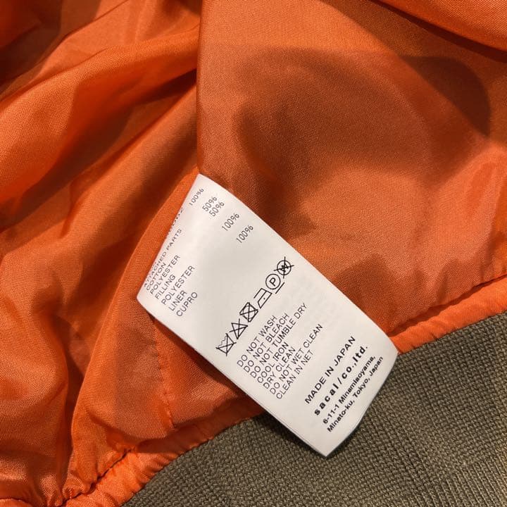 SUNSACAI 2022 S&Sコレクションブルゾン