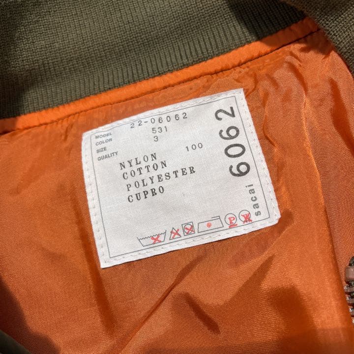 SUNSACAI 2022 S&Sコレクションブルゾン